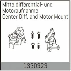 Absima Center Diff. And Motor Mount