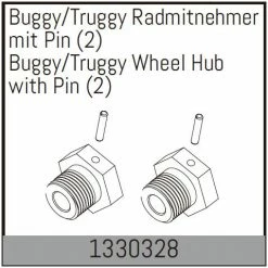 Absima Buggy/Truggy Wheel Hub With Pin (2)