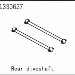 Absima Rear Driveshaft (2) - Yucatan