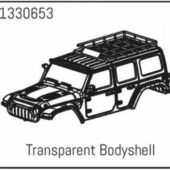 Absima Transparent PC Body Shell - Yucatan