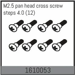Absima M2.5 Pan Head Cross Screw Steps 4.0 (12)