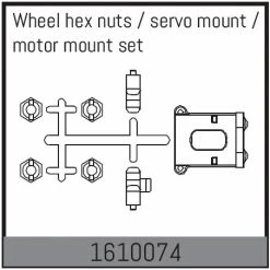 Absima Wheel Hex Nuts / Servo Mount / Motor Mount Set