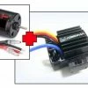 Absima Electric Motor Thrust B-Spec 55T + 1:10 Brushed ESC For Crawler & Boat, 40A
