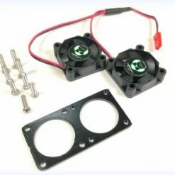 Absima Standard Twin Fan + Adapter Plate - 8 - 000rpm - 30mm Size