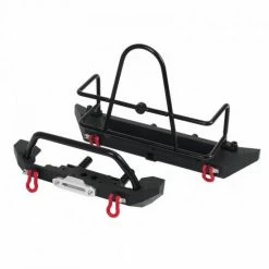 Absima 1:10 Metal Bumper F/r With Tire Rack