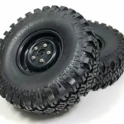 Absima Wheel Set Crawler Standard Sponge 114mm 1:10 (2)