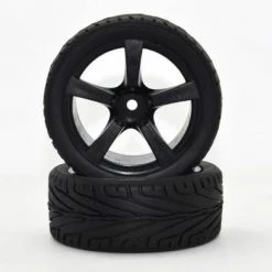 Absima Wheel Set Onroad 5 Spoke / Profile Schwarz 1:10 (4)