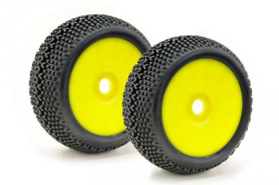 Absima Wheel Set Buggy Disc Y Pin Yellow 1:8 (2) - Image 2