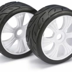Absima Wheel Set LP Buggy Street White 1:8 (2)